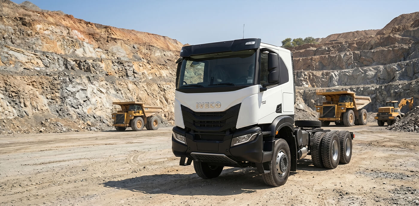 Iveco T-WAY 6x4 R20 Tyres Chassis